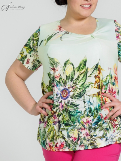 Женская одежда больших размеров - блузка - 2554205