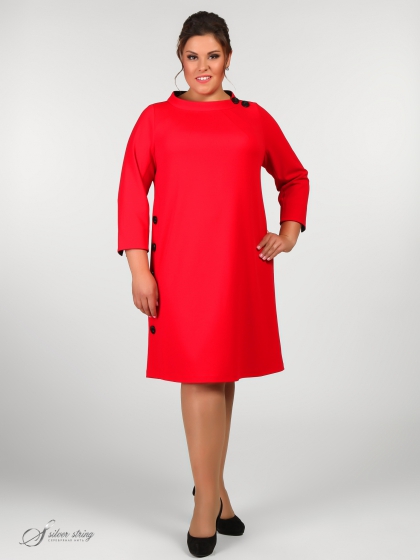 Женская одежда больших размеров - платье - 275554903