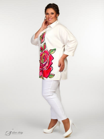 Женская одежда больших размеров - блузка - 274425301