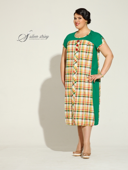 Женская одежда больших размеров - платье - 2405235